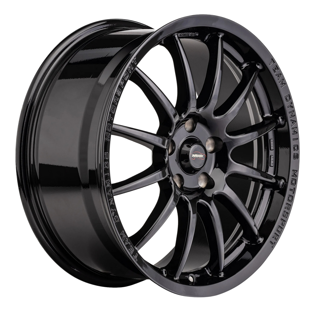 Team Dynamics Pro Race 1.2 Alloy Wheels In Black Gloss Set Of 4