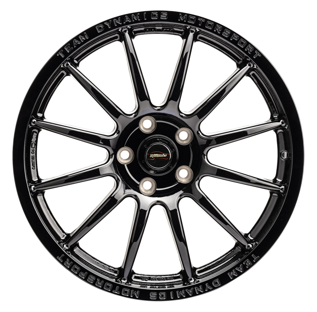 Team Dynamics Pro Race 1.2 Alloy Wheels In Black Gloss Set Of 4