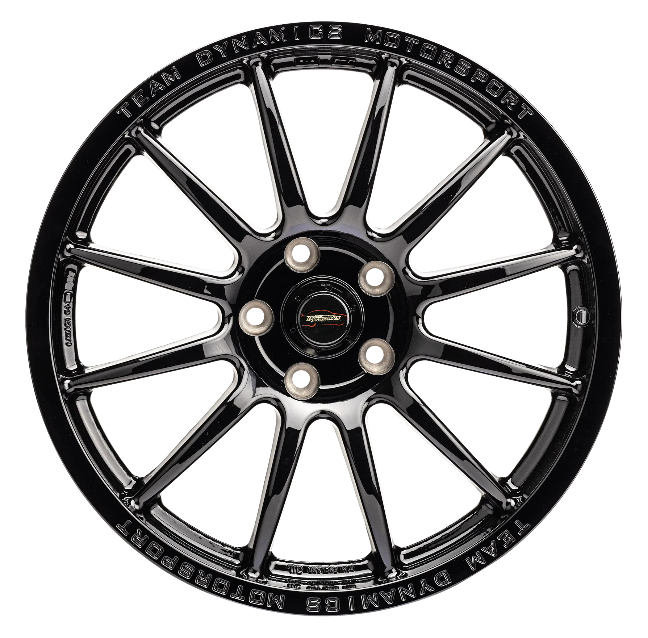 Team Dynamics Pro Race 1.2 Alloy Wheels In Black Gloss Set Of 4