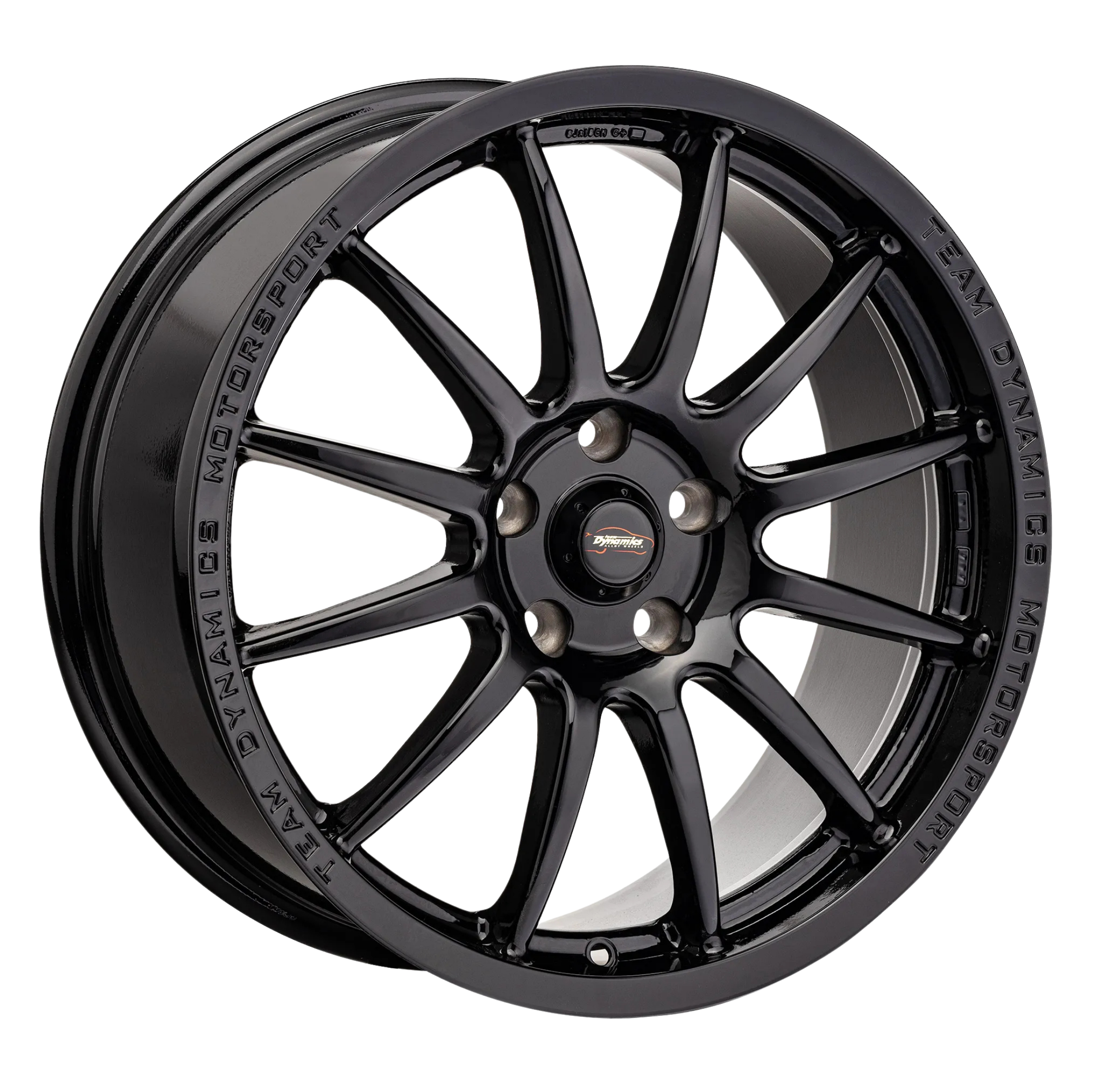 Team Dynamics Pro Race 1.2 Alloy Wheels In Black Gloss Set Of 4